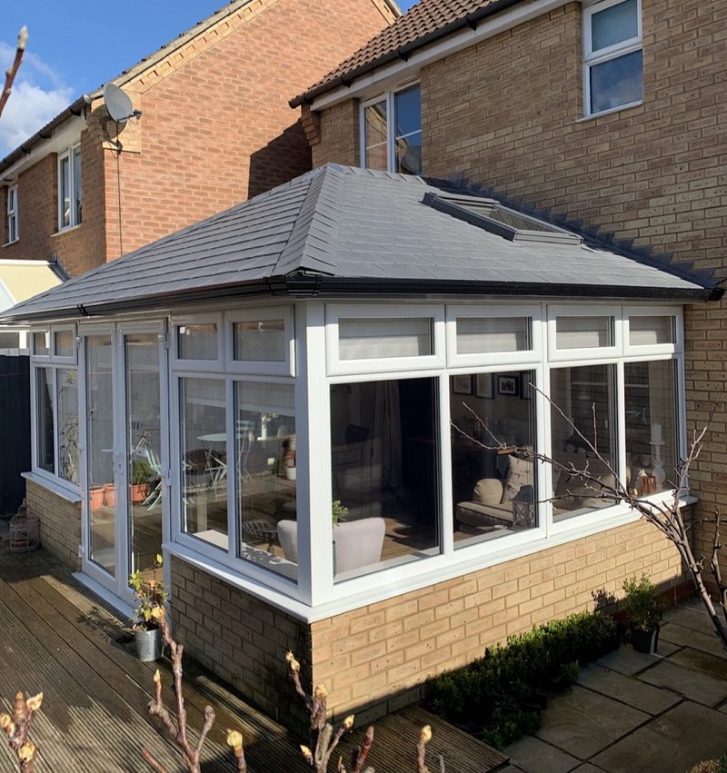 Fixed price tiled roof conservatory
